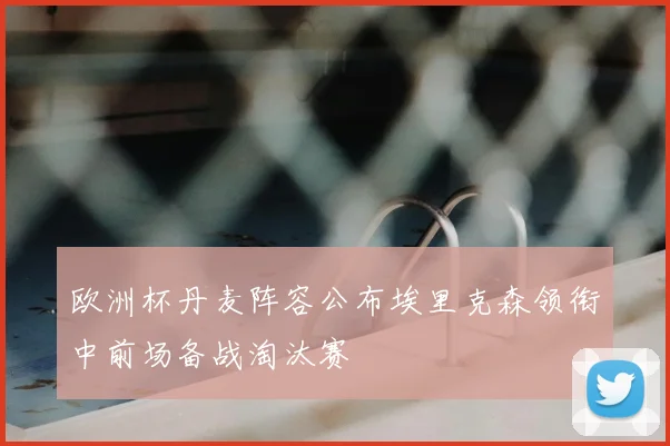 欧洲杯丹麦阵容公布埃里克森领衔中前场备战淘汰赛